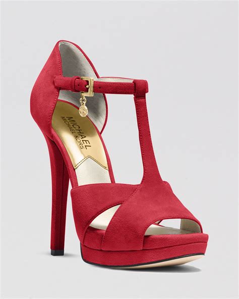 michael kors ladies pumps|Michael Kors open toe heels.